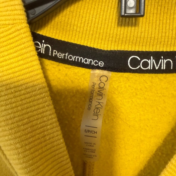Calvin Klein Performance Yellow Jacket - Picture 2 of 4